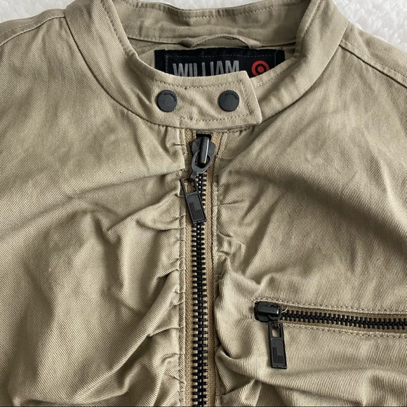 William Rast Target Ruched Utility Military Jacket - Picture 8 of 16